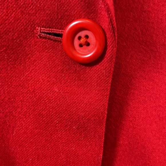 Classiques Entier wool red jacket size M B1D - Picture 9 of 14